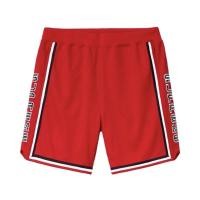 ราคา ใหม่พร้อมส่ง ของแท้ กางเกงขาสั้น Supreme Rhinestone Basketball Shorts Red (20655425095)
