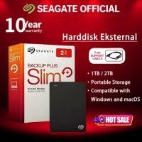 ราคา ฮาร์ด"ไดรฟ์ Seagate 1TB/2TB Backup Plus Slim External Hard Drive HDD ฮาร์ดดิสก์ ภายนอก USB 3.0 (46407690257)