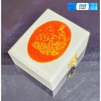 ราคา กล่องไม้ใส่เครื่องประดับ เพ้นท์ลายนกยูง วินเทจ เก็บของ Wooden Jewelry Box Paint Peacock Vintage Craft Handmade Otop Thai (43660029377)