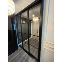 ราคา (ถูกที่สุด)YTประตูบานเลื่อนซ้อน3บานอิสระเปิดซ้ายและขวา กรอบอลูมิเนียมสีดำ กระจกเขียวใส (20075499436)