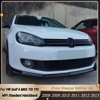 ราคา For Volkswagen Golf 6 MK6 TSI TDI MPI Standard Hatchback 2008-2013 Car Front Bumper Splitter Lip Di (53552979799)