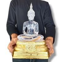 ราคา พระแก้วใส พิมพ์สุโขทัยฐานปิดทอง หน้าตัก5นิ้ว สีแก้วใส ศูนย์ศิษย์หลวงพ่อปาน วัดท่าซุง จ.อุทัยธานี (23481291851)