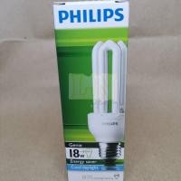 ราคา Philips หลอดตะเกียบประหยัดไฟ จีนี่(Genie) 18W ขั้วE27 (7452471623)