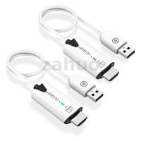 ราคา EDUP เครื่องส่งสัญญาณและตัวรับสัญญาณ HDMI ไร้สาย 1080P @ 60Hz Wireless HDMI Extender Long Range Video Audio Projection Plug and Play สําหรับเดสก์ท็อป PC คอมพิวเตอร์โปรเจคเตอร์ Monitor (41154824910)