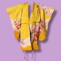 ราคา Kimono/ชุดกิโมโน สีเหลือง ลายดอกไม้สวยๆ อกถึง 38 ยาว 120 (28933068711)