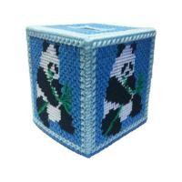 ราคา กล่องทิชชู่ไหมพรม Handmade ลายหมีแพนด้า (1635182044)