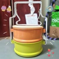 ราคา ปิ่นโต เคลือบสี ขนาด 11 cm. 2 ชั้น (7786184566)