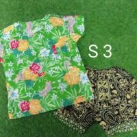 ราคา ชุดลายดอก เสื้อลายดอก ชุดคอปกลายดอก เสื้อ+กางเกง (1781534469)