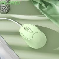 ราคา HILARIO เมาส์ปิดเสียงแบบมีสาย, ABS แบบมีสาย Type C เมาส์แบบมีสาย, เมาส์น่ารัก 1.2 M USB ERGONOMIC สาย USB เมาส์เดสก์ท็อปโน้ตบุ๊ค (49607361901)