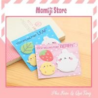 ราคา กระดาษโน๊ตเหนียว Molang ( รุ่นโมลัง+ผลไม้) (ชุด 3c) (47556096300)