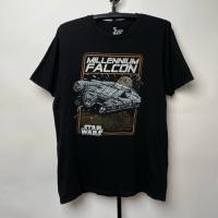 ราคา เสื้อยืดมือสอง สีดำ คอกลม ลายสตาร์วอร์ Star wars ยานอวกาศ ลิขสิทธิ์แท้ Size L ไซค์L อก21(42) ยาว29 สภาพดี (44453857835)