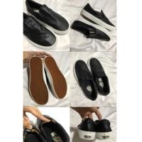 ราคา [ขาย igoy ยังคง 500-700k] Preloved ORl VANS unisex Classic Slip-On Metallic Trainers Leather (28044375251)