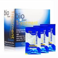 ราคา 【กล่อง/24ชิ้น】BIO ทรีทเม้นท์【ซองน้ำเงิน】Green bio Super Treatment Cream 30g (41272535521)