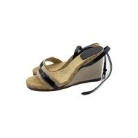 ราคา HERMES Sandals 37 Black 021080Z Direct from Japan Secondhand (53854002015)