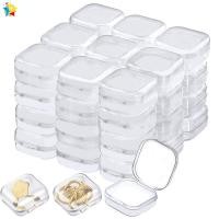 ราคา กล่องพลาสติกใส ทรงสี่เหลี่ยม ขนาดเล็ก พร้อมฝาปิด กันฝุ่น แบบพกพา สําหรับเก็บเครื่องประดับ ต่างหู แหวน ลูกปัด 2 3 5 10 ชิ้น (22875416909)