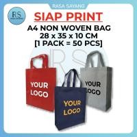 ราคา [1 แพ็ค = 50 ชิ้น] SIAP PRINT! A4+ กระเป๋าผ้าไม่ทอ / กระเป๋า Goodies / EHA4 (53207260840)