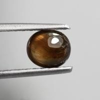 ราคา 1.05 ct พลอยแท้ พลอยดิบ เนื้อแข็ง ไม่ผ่านการเผา สีเขียว ทรงไข่หลังเบี้ย มาดากัสการ์ (25878773463)