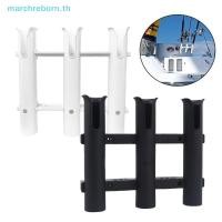 ราคา # Marchreborn.th # อลูมิเนียมอัลลอยด์ผู้ถือคันเบ็ด, 3 Link Wall-Mounted Pod Rack สําหรับเรือทะเล, เรือยอชท์, Camper, RV, 3 หลอด . (45400962878)