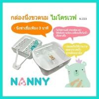 ราคา กล่องนึ่งขวดนมไมโครเวฟ Nanny ที่นึ่งขวดนม [NAN] (350102943)