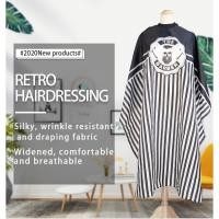 ราคา BARBER ผ้าคลุมตัดผม ลายวินเทจ สีลายทางขาวดำ สำหรับช่างตัดผมทำผม สินค้าอยู่ไทยไม่ต้องรอนาน (3861873865)