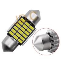 ราคา ไฟเพดาน ไฟเก๋ง LED 18ดวง 31MM หลอดไฟแคปซูล สีไอซ์บลู สีขาว 12V (13011393329)