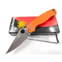 ราคา มีดพับ Spyderco สีส้มใบเงิน พร้อมส่ง (28326286626)