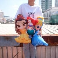 ราคา หมอนอิง แบน Ariel แอเรียล & Belle เบลล์ & Cinderella ซินเดอเรล่า 20นิ้ว Princess Disney เจ้าหญิงดิสนีย์ เจ้าหญิง (14948717986)
