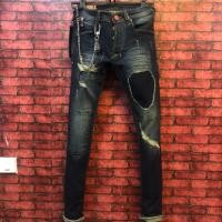 ราคา กางเกงยีนส์แฟชั่นชายขาเดฟ(7stone)ของแท้ (2907775351)