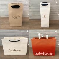 ราคา ถุง ถุงกระดาษ แบรนด์ Brift h , OPUS ONE , Sulwhasoo ของแท้ สภาพใหม่ ใส่ของ เครื่องสำอางค์ (24552509049)