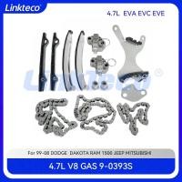 ราคา Engine Tensioner Timing Chain Kit Fit 4.7 T L V8 GAS EVA EVE For 99-08 JEEP GRAND CHEROKEE RAM DODG (52403703216)