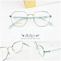 ราคา กรอบแว่นตาทรง6เหลี่ยม สายตา กรองแสง เลนส์สั่งตัดใหม่คุณภาพ (รุ่นB0707) (19224155046)