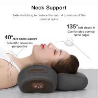 ราคา Hisoka Cervical Pillow Back and Neck Massage Home Electric Neck Vibration Hot Compress Massage Pillow Cervical Orthopedic Sleeping หมอน (48005730731)