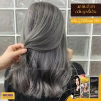 ราคา ครีมเปลี่ยนสีผม สีผมเทาควันบุหรี่เข้ม สีผมเทาดำ สีผมเทาเข้ม สีผมควันบุหรีเข้ม สีทำผมแฟชั่น สีย้อมผมหญิง ยาย้อมผม ยาโกรกส (19987277879)