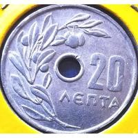 ราคา เหรียญสมัยเก่าก่อนยูโร ​กรีซ​ Greece, 20 Lepta​, ใช้แล้ว, #0427 (52607729414)