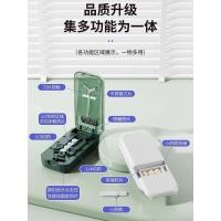 ราคา ตลับยา กล่องใส่ยา เครื่องตัดยาสไตล์ญี่ปุ่น One-Quarter One-Quarter เครื่องตัดยา One-Point Three-Segment Med (54607489773)