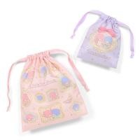 ราคา 2ถุงผ้า ts frame Sanrio LittleTwinStars Drawstring Bag Set of 2 (Frame Design) 25.7 x 21.8 x 1.3cm (28775764619)