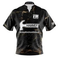 ราคา เสื้อโปโล แขนสั้น พิมพ์ลายค้อน DS Bowling Jersey 2071-HM 3D (18578311159)