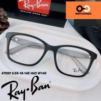 ราคา แว่นตา ผู้ชาย Rayban RX 7059 แท้ ประกัน 2ปี ใหญ่ ยืดหยุ่น พร้อมเลนส์ตัด แว่นสายตา สั้น ยาว แว่นกรองแสง บลูบล็อก ออโต้ (12357762218)
