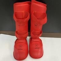 ราคา สนับแข้งเท้าคาราเต้ มวยไทย สนับเท้า นวม สนับขา WKF Shin Guards and Instep คาราเต้ Karate หลังเท้าเทควันโด (53053160956)
