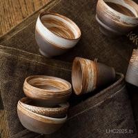 ราคา ส่วนลดร้านค้าใหม่ Retro Wood-fired ญี่ปุ่น Handmade เซรามิคโบราณ Master ถ้วยชาชิม Kung Fu ชุดชาสโตนแวร์ขนาดใหญ่ชามถ้วยชาแกะสลักโลโก้ (48906014099)