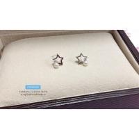 ราคา ต่างหูเงินแท้ รูปดาว ประดับมุกและเพชร cz (678220348)