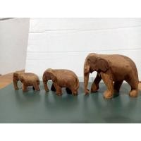 ราคา ช้างไม้ แกะสลัก ไม้สัก ขนาดเล็ก (24477010098)