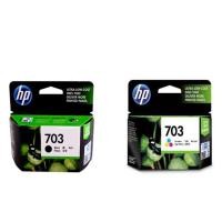 ราคา HP ตลับหมึกอิงค์เจ็ท รุ่น 703 (CD887AA) ดำ / (CD888AA) 3 สี ของแท้ (7439417491)