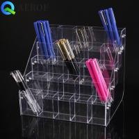 ราคา AEROF Mark ที่ใส่ปากกา, 2/3/4/5 ชั้นเครื่องเขียนโปร่งใสชั้นวางจอแสดงผล, ของขวัญเด็กขนาดใหญ่ความจุอะคริลิค Creative แปรงแต่งหน้าเครื่องเขียน Shop (54006277459)