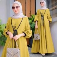 ราคา เดรส Crincle มีสายด้านหน้า รหัส CK03 (41877360743)