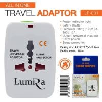 ราคา LumiRa Travel adapter หัวแปลงปลั๊กไฟต่างประเทศ (40600598405)