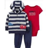 ราคา ชุด Carters 3 in 1 Mommy Hero (4186353494)