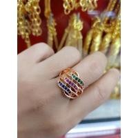 ราคา #แหวนนาคหัวพลอยสามสี (20808110898)