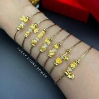 ราคา กำไลพร้อมชาร์มมงคล (ไซร์จิ๋ว) ชาร์มเป็นทองคำแท้ 99.9 มีใบรับประกันทองแท้ (23828379857)