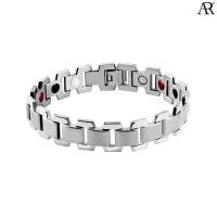 ราคา ANGELINO RUFOLO Healthy Magnetic Bracelet ดีไซน์ Charming Chain สร้อยข้อมือแม่เหล็ก Stainless Steel 316L(สแตนเลส) สีเงิน (5446873926)